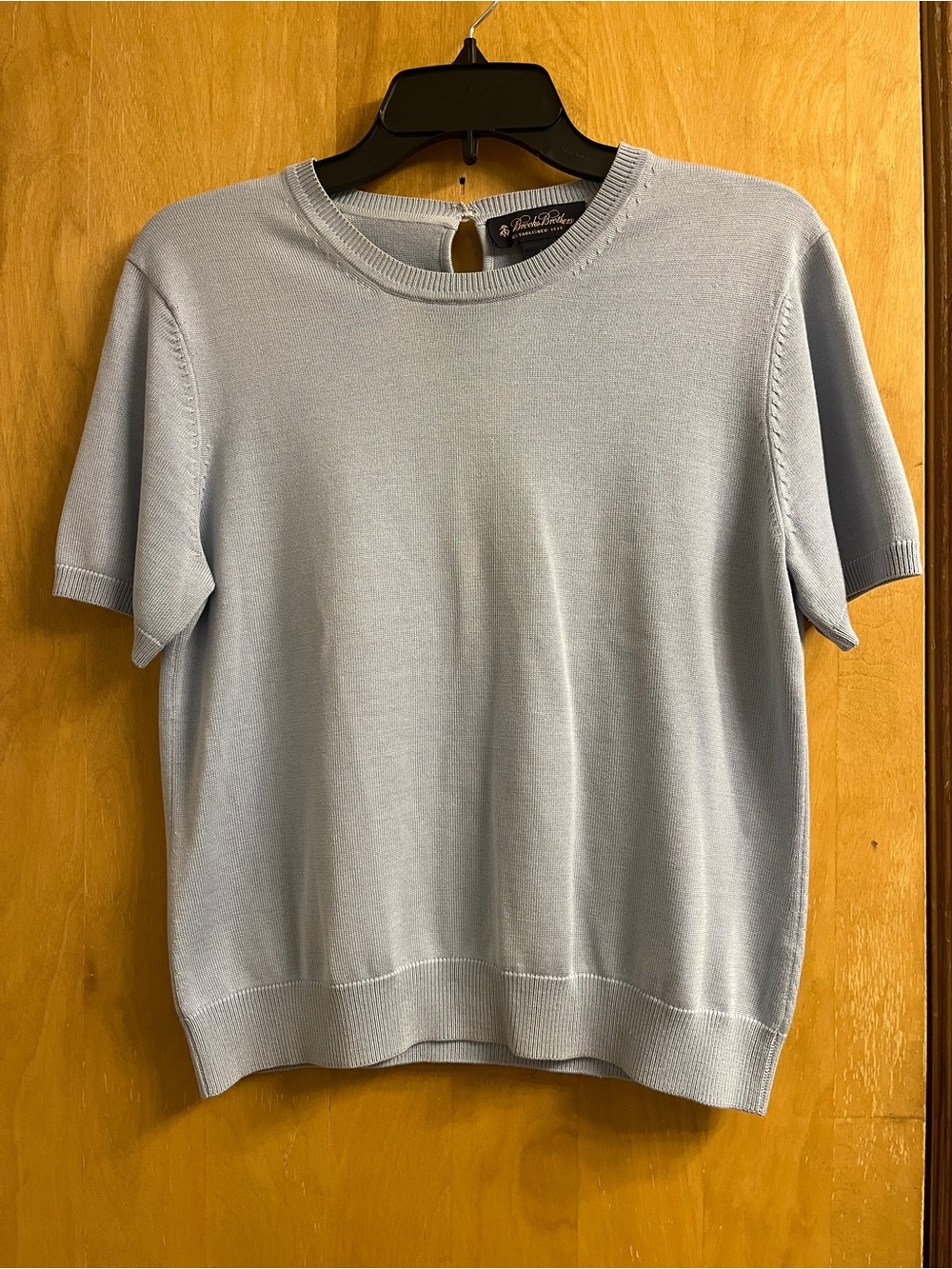 Silk Blend Knit Top-Brooks Brothers L